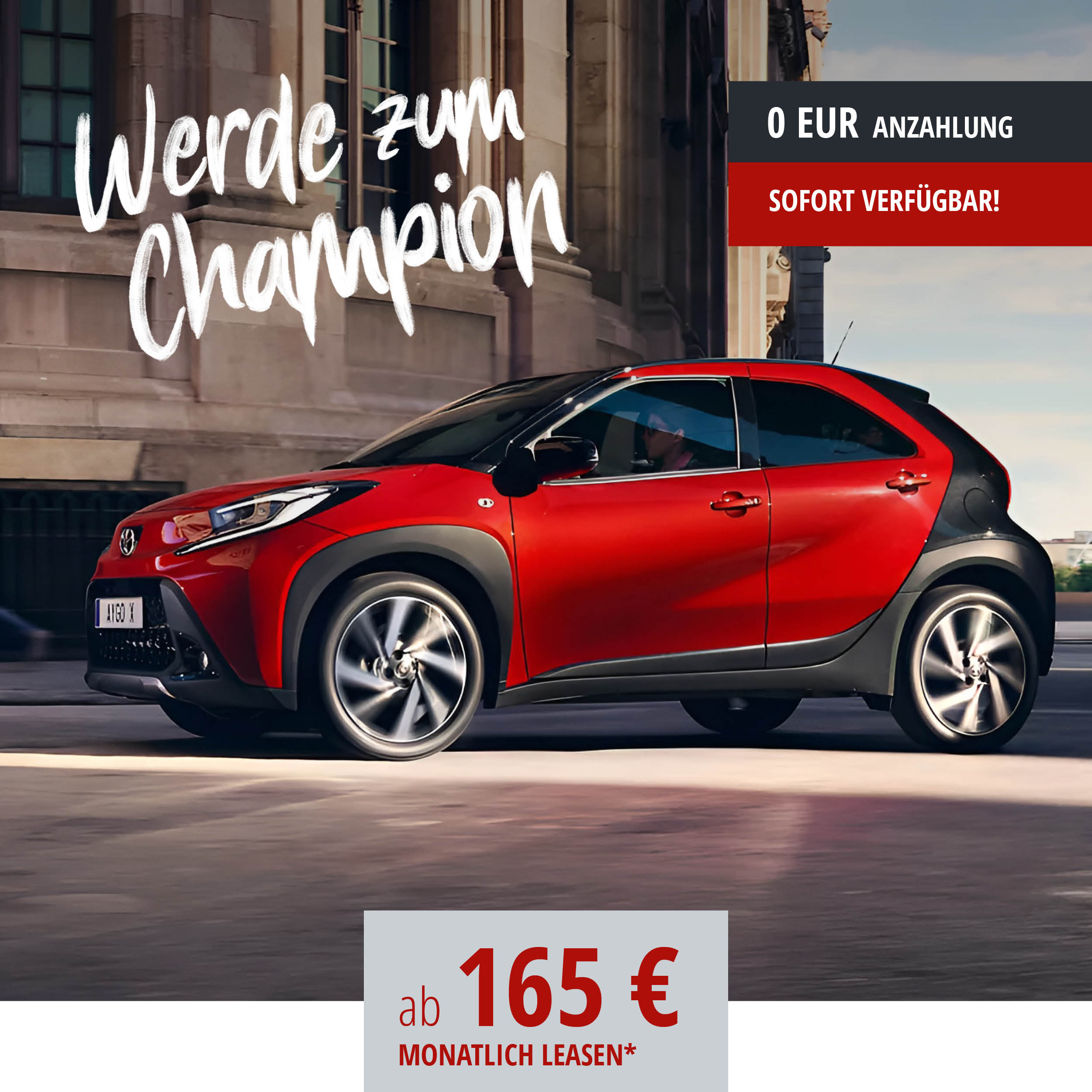 Toyota Aygo X, Team Deutschland, 5-Türer, 5-Gang-Schaltgetriebe 