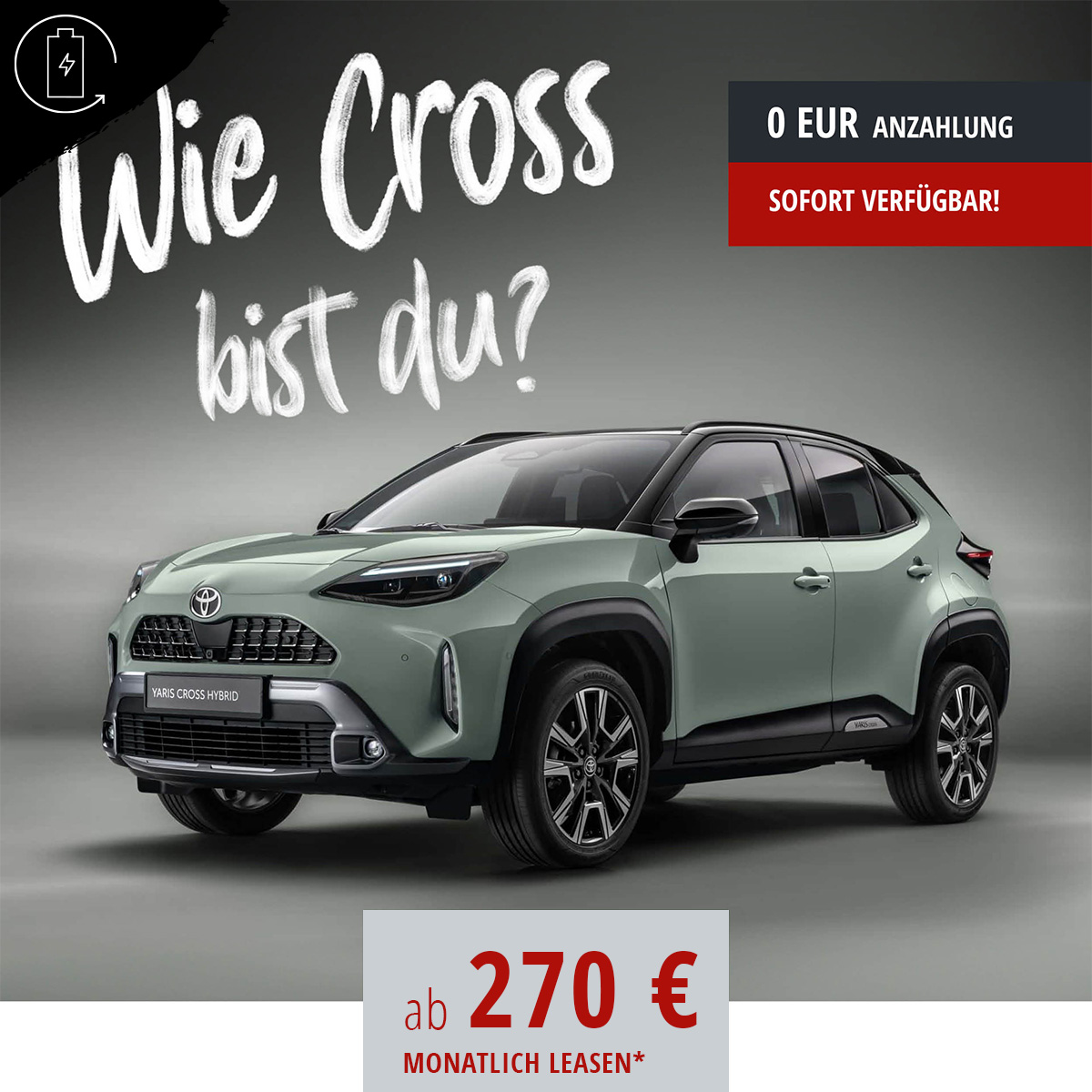 Toyota Yaris Cross, 1,5-l-VVT-iE Hybrid<br>Team Deutschland inkl. Winterpaket