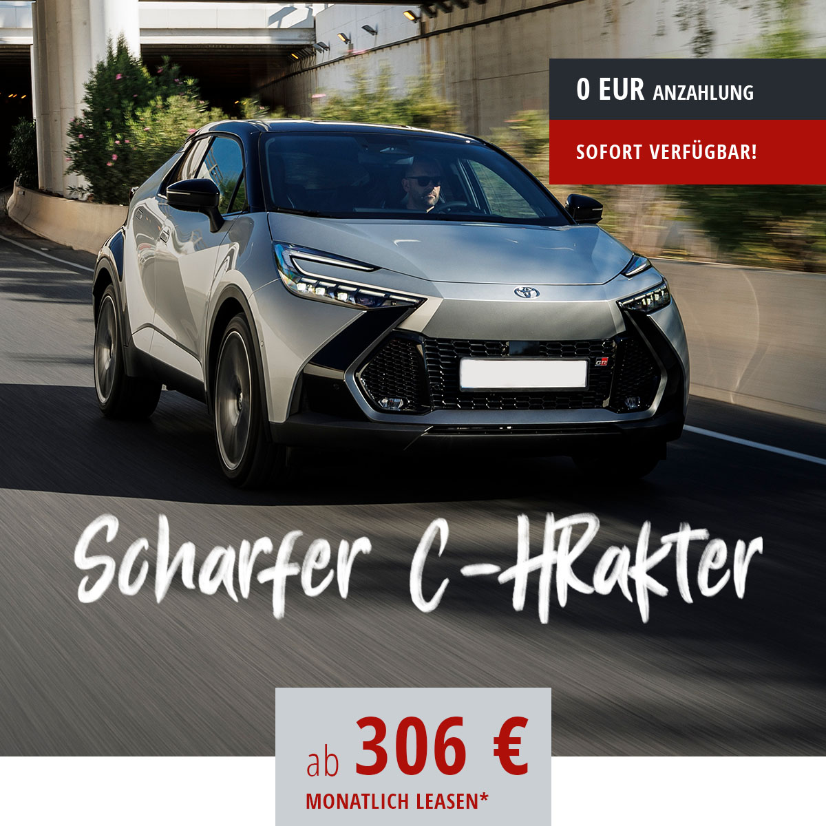 Toyota C-HR, 1,8-l-Hybrid (4x2)<br>Team Deutschland