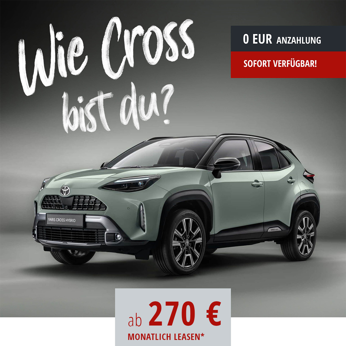 Toyota Yaris Cross, 1,5-l-VVT-iE Hybrid<br>Team Deutschland inkl. Winterpaket