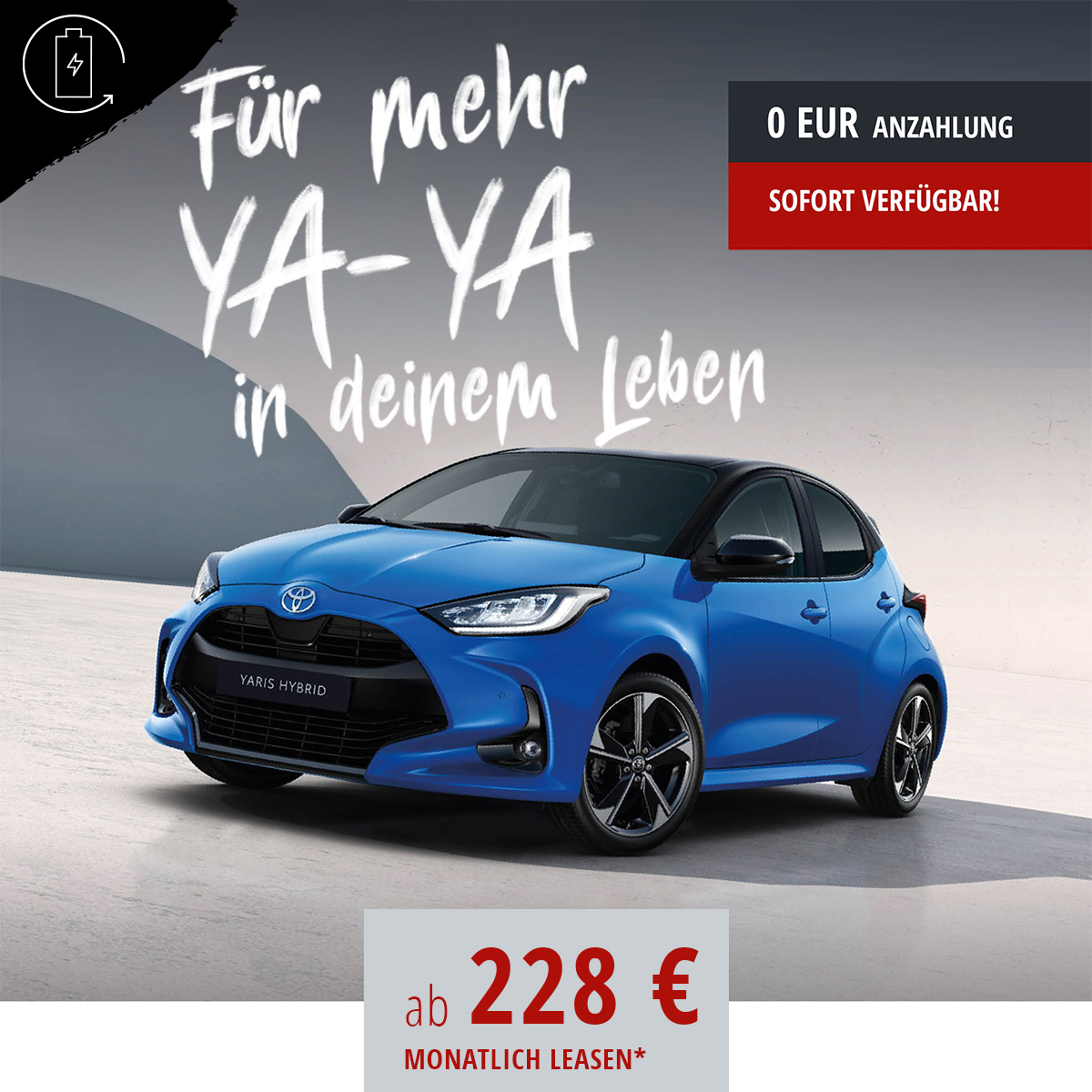 Toyota Yaris Hybrid, 1.5l VVT-iE Hybrid 116 PS<br>Team Deutschland inkl. Comfort-Paket