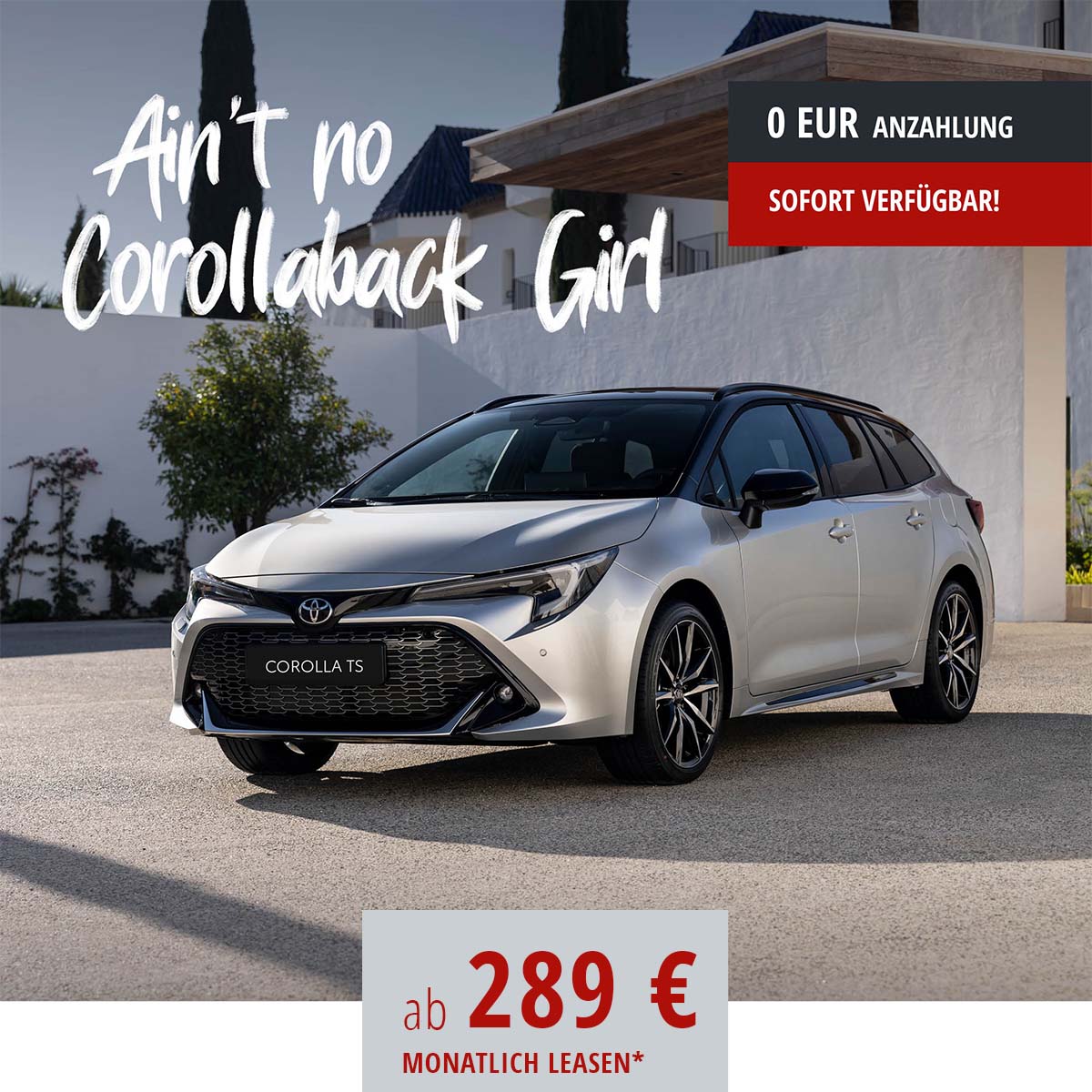 Toyota Corolla Touring Sports, 1,8-l-Hybrid, Team Deutschland,<br>Stufenloses Getriebe