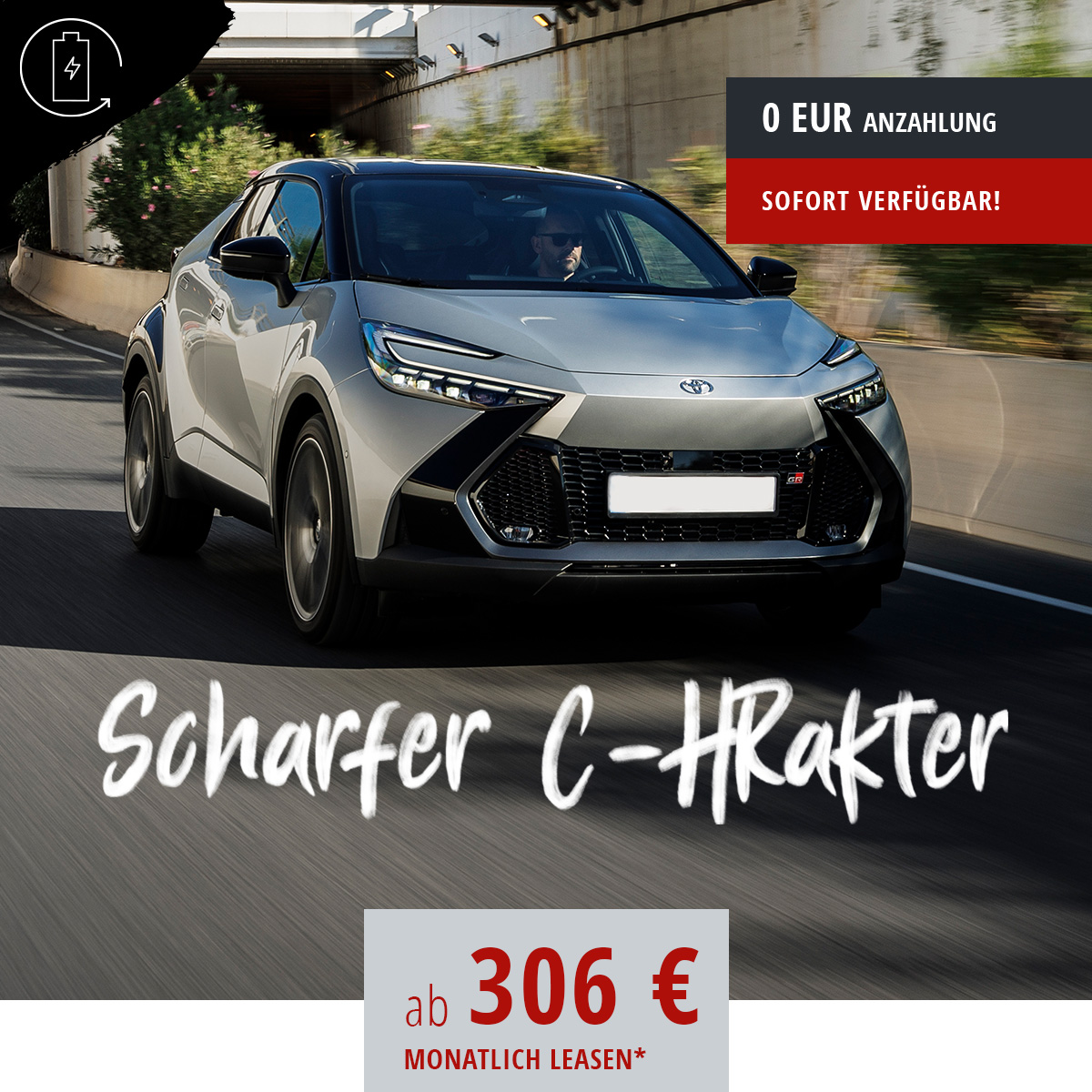 Toyota C-HR, 1,8-l-Hybrid (4x2)<br>Team Deutschland